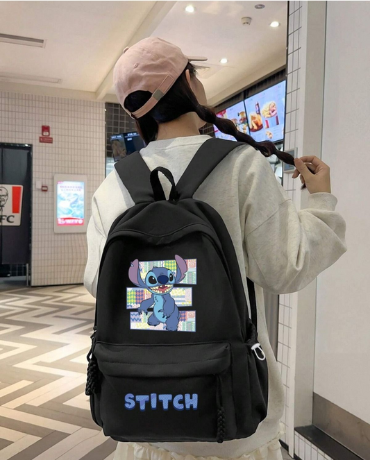 Stitch Baskılı Okul, Dershane, Kurs Sırt Çantası