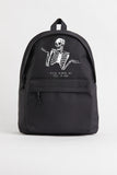 Confused Skeleton Baskılı Unisex Sırt Çantası