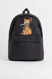 Killer Cat Baskılı Unisex Sırt Çantası